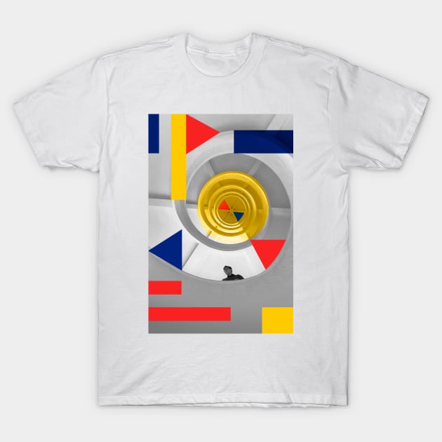 Bauhaus Staircase T-Shirt by Revived.Arts